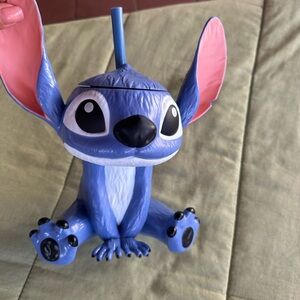 Disney Stitch Blue and Pink Character Sipper Cup with Straw
